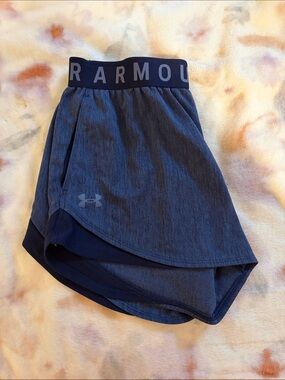 Under Armour Navy Blue Athletic Shorts
